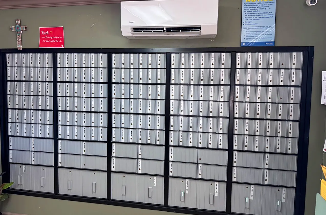 Secure mailboxes at Grangerland Ship N Mail